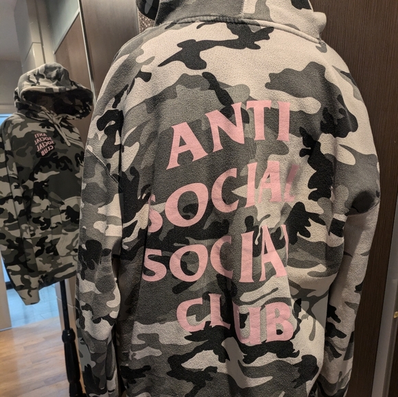 Antisocial Social Club Camo Hoodie - Picture 2 of 5